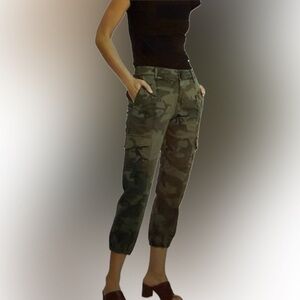 Sanctuary Cargo Pants Size 28 Camouflage Green